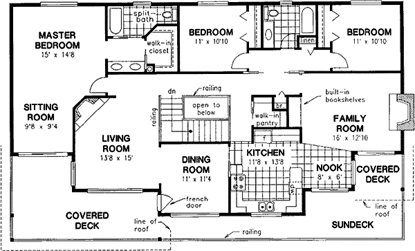Upper/Second Floor Plan: 40-487