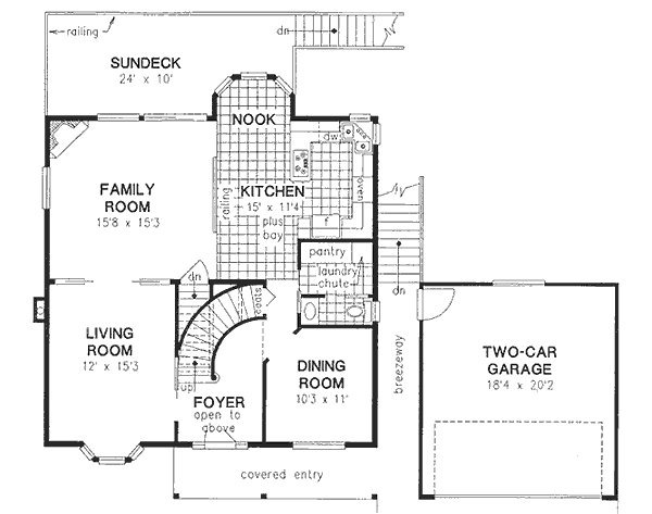 Main Floor Plan: 40-490