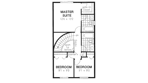 Upper/Second Floor Plan: 40-495