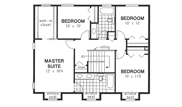 Upper/Second Floor Plan: 40-497