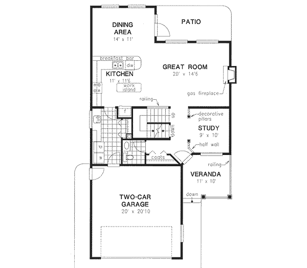 Main Floor Plan: 40-509