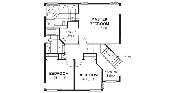 Upper/Second Floor Plan: 40-510