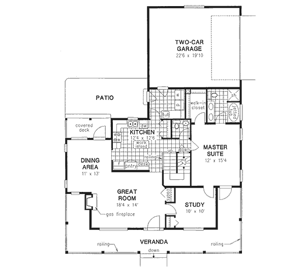 Main Floor Plan: 40-512