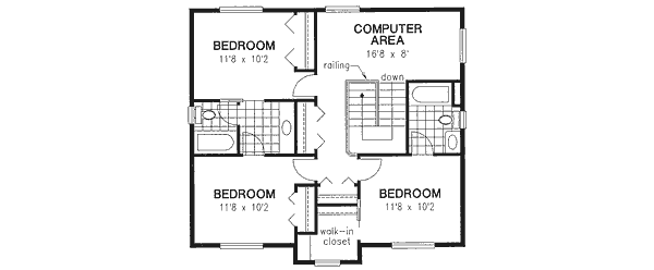 Upper/Second Floor Plan:40-512