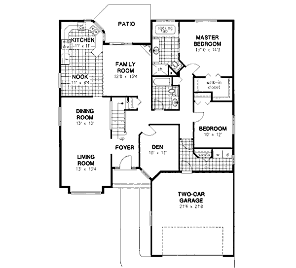 Main Floor Plan: 40-515
