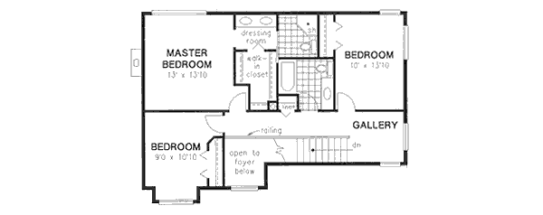 Upper/Second Floor Plan: 40-518