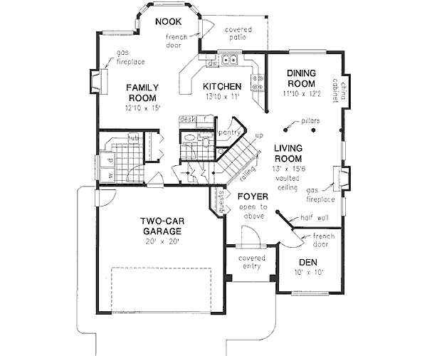Main Floor Plan: 40-519