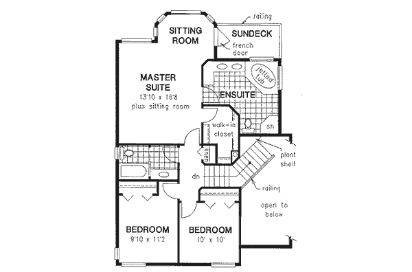 Upper/Second Floor Plan: 40-519