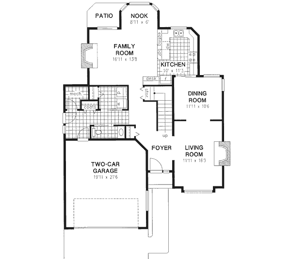 Main Floor Plan: 40-520