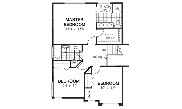 Upper/Second Floor Plan: 40-522