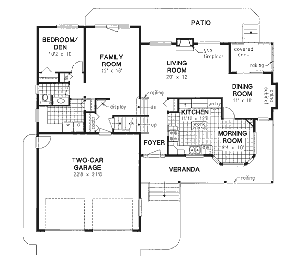 Main Floor Plan: 40-523