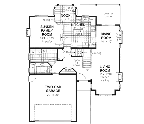 Main Floor Plan: 40-525