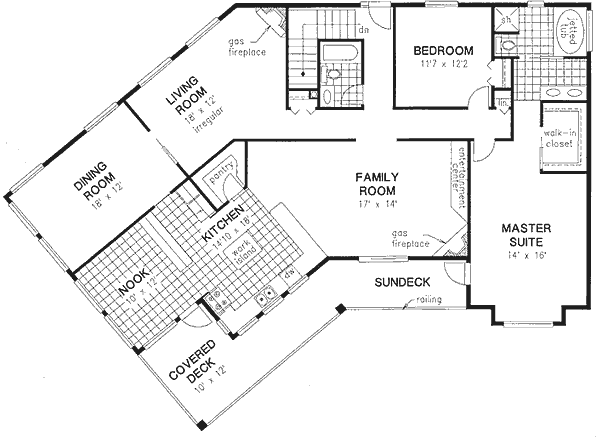 Upper/Second Floor Plan: 40-526