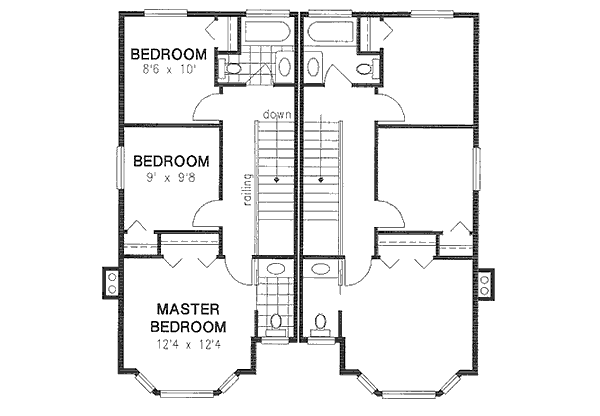 Upper/Second Floor Plan: 40-528