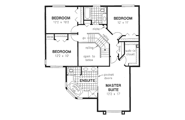 Upper/Second Floor Plan:40-529