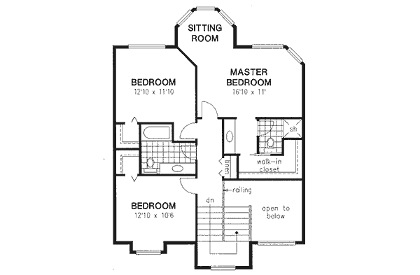 Upper/Second Floor Plan: 40-531