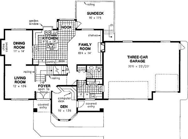 Main Floor Plan: 40-534