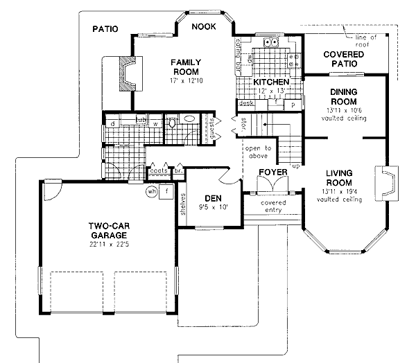 Main Floor Plan: 40-536