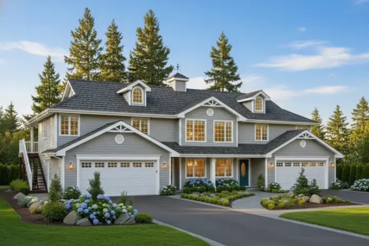 Traditional house plans 40-539 - front exterior, 2,328 sq ft, 6 bed, 4 bath house plans | Monster House Plans