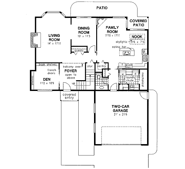 Main Floor Plan: 40-542