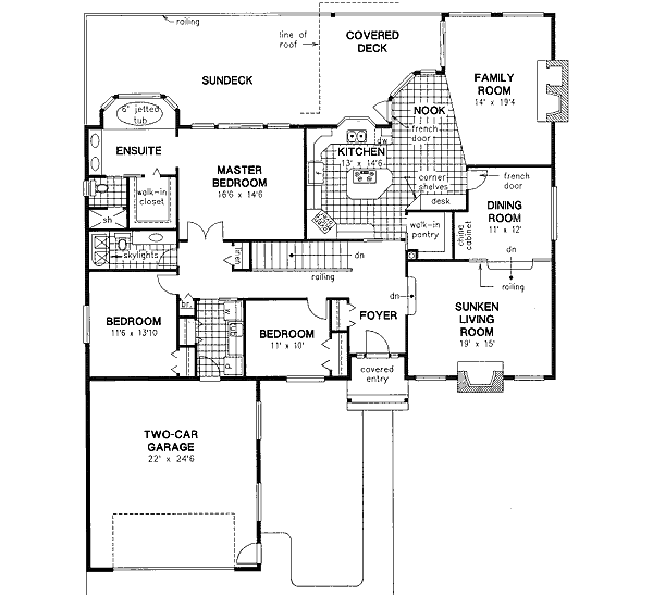 Main Floor Plan: 40-543