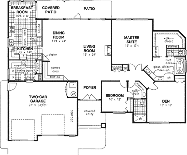 Main Floor Plan: 40-545