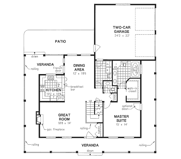 Main Floor Plan: 40-549