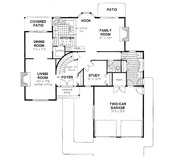 Main Floor Plan: 40-550