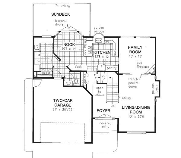 Main Floor Plan: 40-551