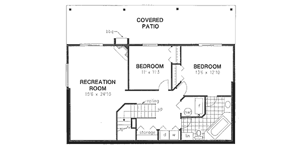 Lower Floor Plan: 40-564