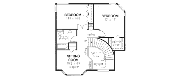 Upper/Second Floor Plan: 40-566