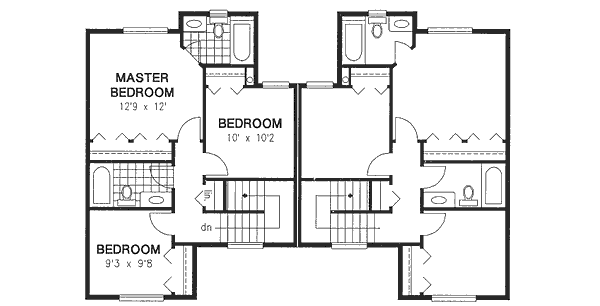 Upper/Second Floor Plan: 40-569