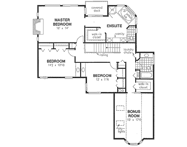 Upper/Second Floor Plan: 40-573