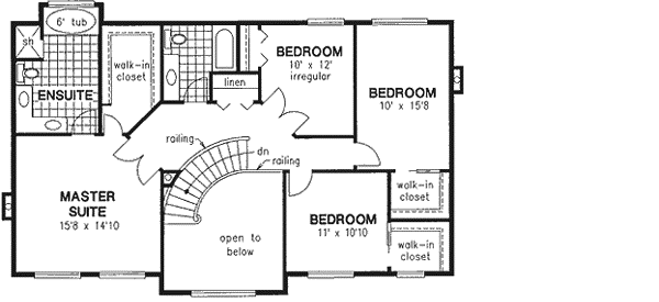 Upper/Second Floor Plan: 40-577