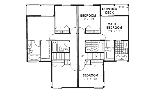 Upper/Second Floor Plan: 40-583