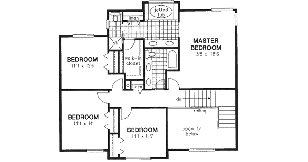 Upper/Second Floor Plan: 40-585