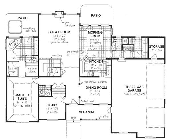 Main Floor Plan: 40-587