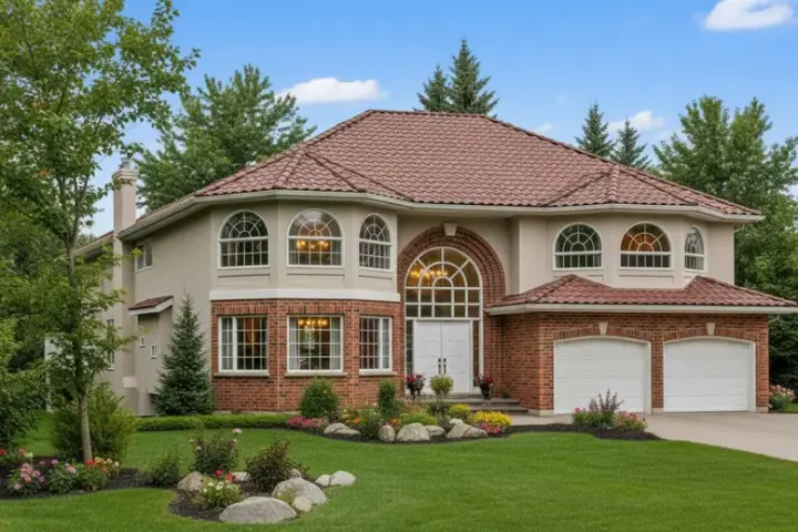 Traditional house plans 40-589 - front exterior, 3,486 sq ft, 4 bed, 3 bath house plans | Monster House Plans