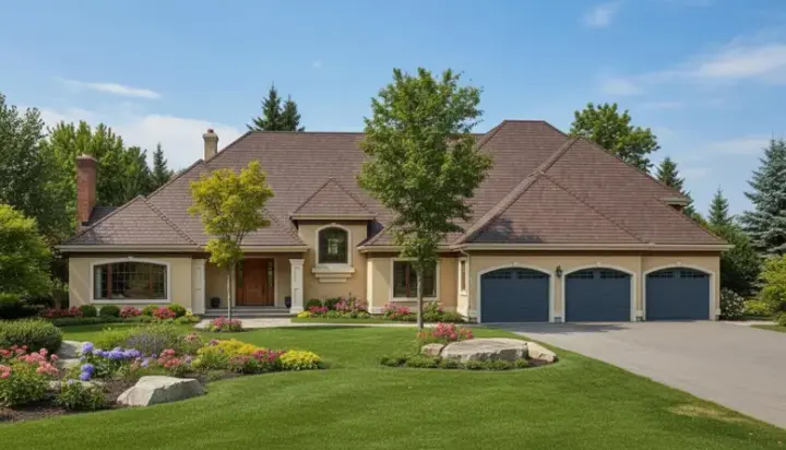 Mediterranean house plans 40-590 - front exterior, 4,477 sq ft, 3 bed, 2 bath house plans | Monster House Plans