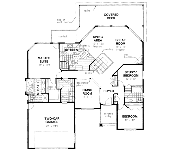 Main Floor Plan: 40-592