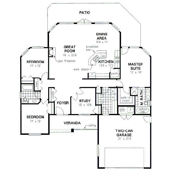 Main Floor Plan: 40-593