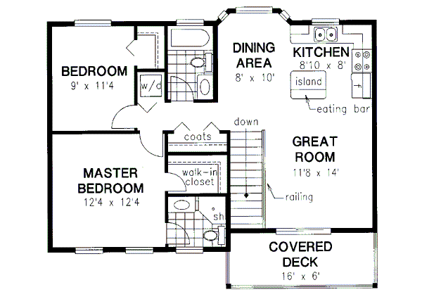 Upper/Second Floor Plan: 40-595