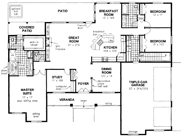 Main Floor Plan: 40-598