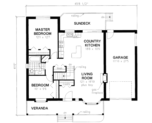Main Floor Plan: 40-602