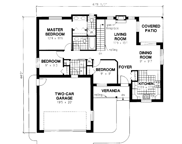 Main Floor Plan: 40-603