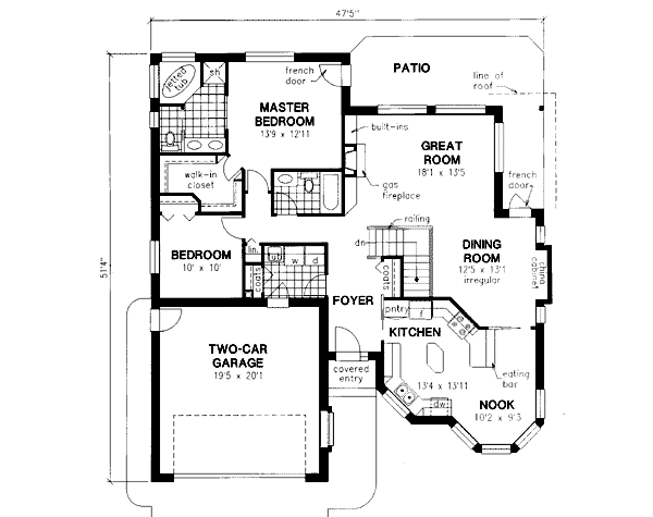 Main Floor Plan: 40-606