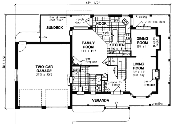 Main Floor Plan: 40-608