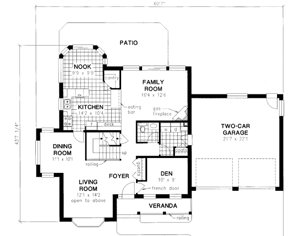 Main Floor Plan: 40-609