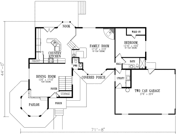 Main Floor Plan: 41-1002