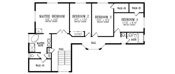 Upper/Second Floor Plan: 41-1002